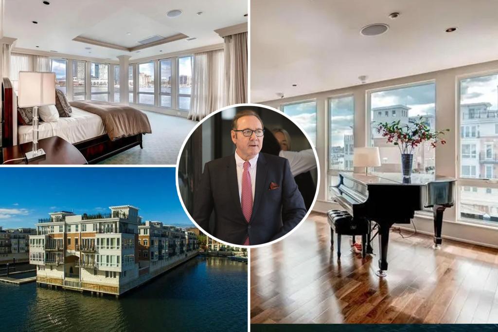 Kevin Spacey's 5-story Baltimore mansion goes up for auction for $3.24 million